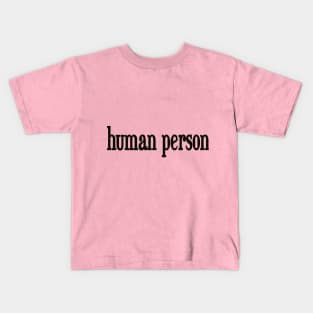 Human Person Kids T-Shirt